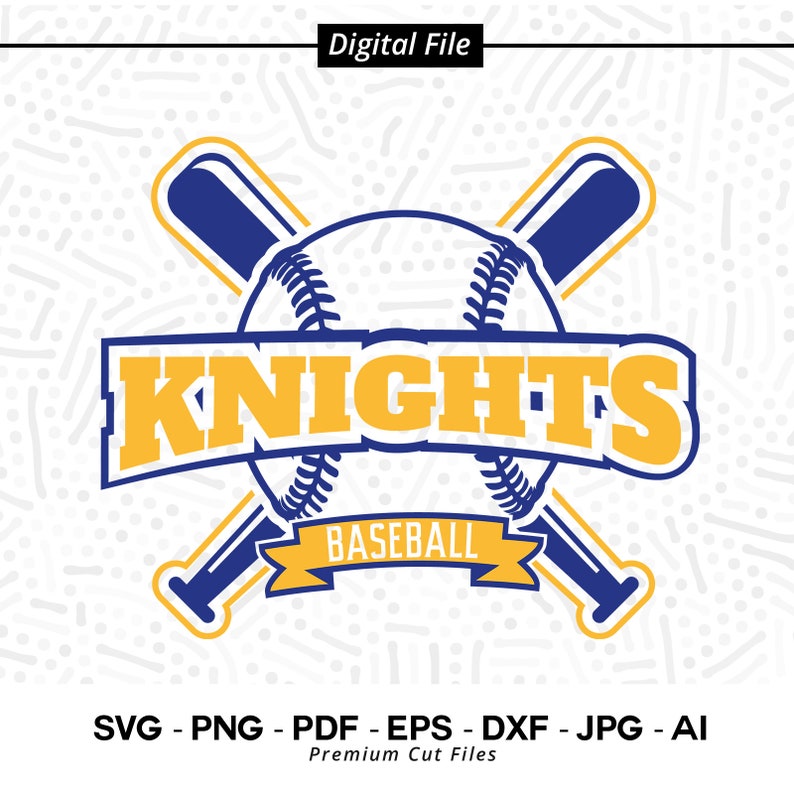 1513 Knights Baseball SVG PNG Baseball svg Knights svg Baseball Shirt svg Baseball Mom svg Knights Pride svg Knights Cheer svg Cricut