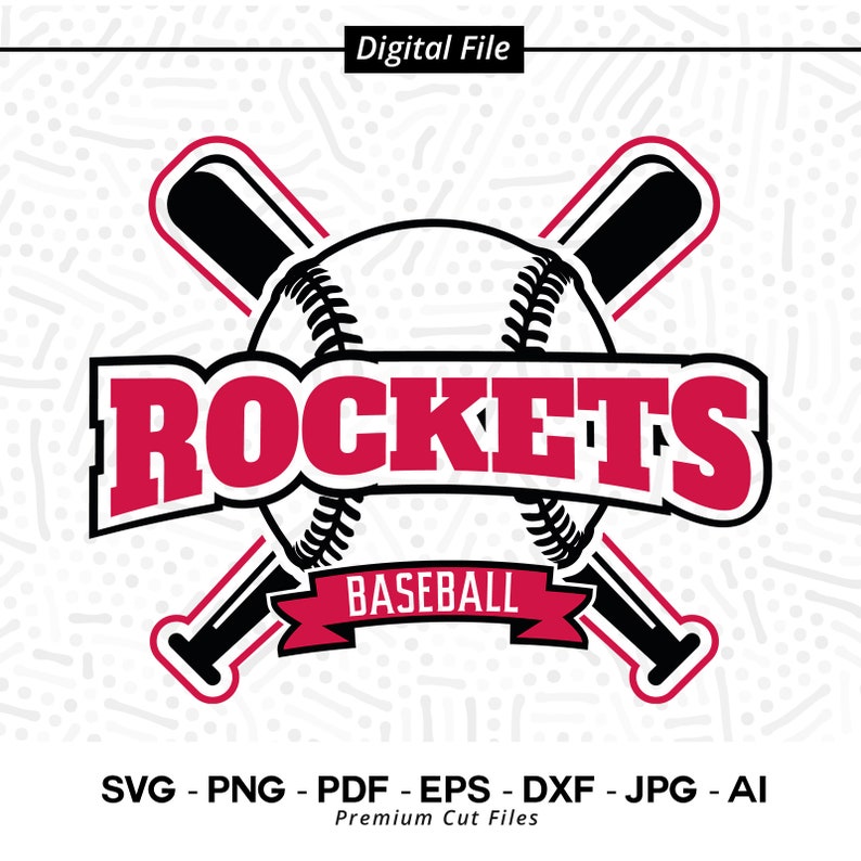 1518 Rockets Baseball SVG PNG Baseball svg Rockets svg Baseball Shirt svg Baseball Mom svg Rockets Pride svg Rockets Cheer svg Cricut