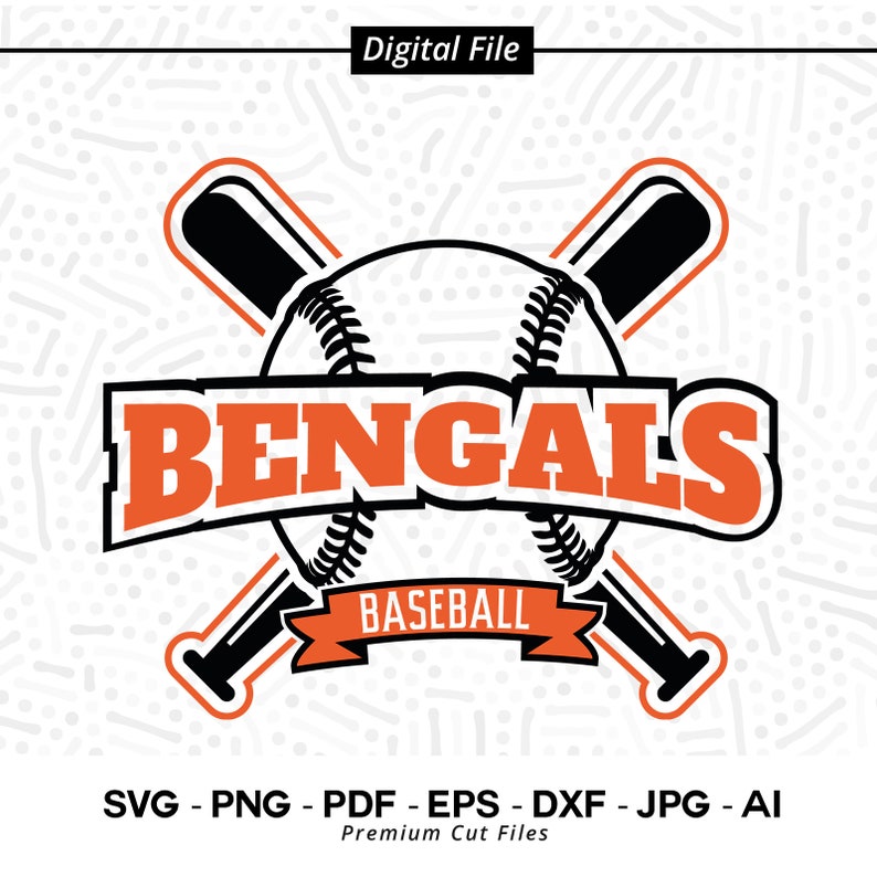 1521 Bengals Baseball SVG PNG Baseball svg Bengals svg Baseball Shirt svg Baseball Mom svg Bengals Pride svg Bengals Cheer svg Cricut