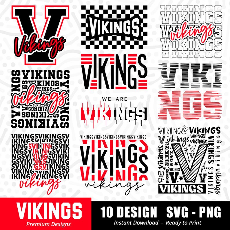 153 Vikings Bundle Svg Png Viking Svg Vikings Shirt Svg Vikings Cheer Svg Vikings Sports Team Svg Bundle Svg