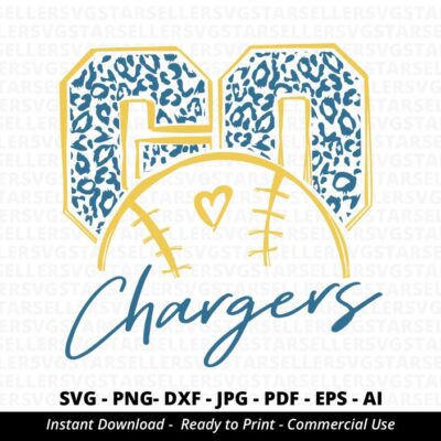 1534 Go Chargers Baseball SVG Chargers svg Chargers School Team svg Chargers Mascot svg Chargers Pride Baseball Mom svg School Team svg Cricut