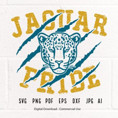 1535 Jaguar Pride SVG PNG Jaguar Claw svg Jaguar Face svg Jaguar Shirt svg Jaguar svg Jaguars Mascot svg Jaguars Vibes svg Cricut