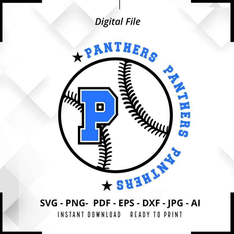 1536 Panthers Baseball SVG PNG Panthers svg Baseball svg Panthers Shirt svg Panthers Cheer svg Panthers Mom svg Baseball Shirt svg Cricut