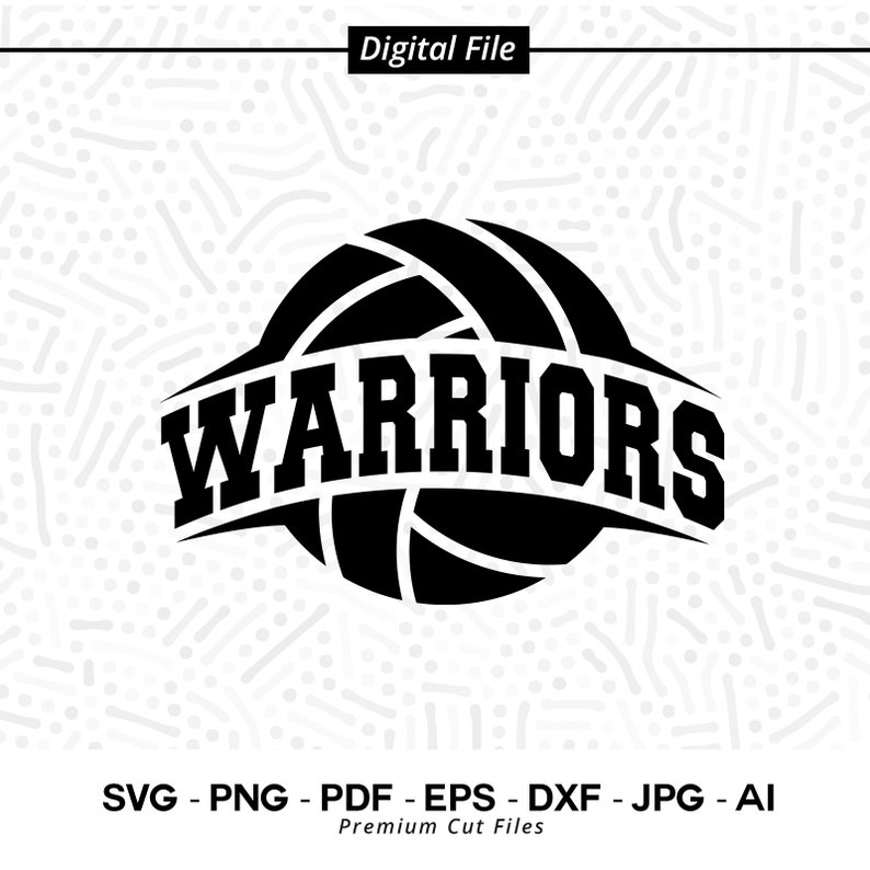 1538 Warriors Volleyball SVG PNG Warriors Warrior Volleyball Svg Volleyball Shirt Svg Warriors Vibes svg Volleyball Mom