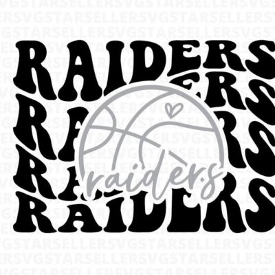 1539 Raiders Basketball SVG PNG Raiders svg Stacked Raiders svg Raiders Mascot svg Raiders Mom svg Raiders Shirt svg Basketball Mom svg Cut File