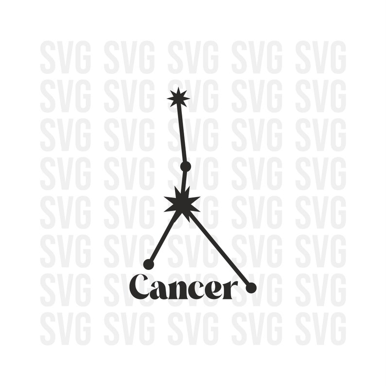 15608 Cancer Zodiac Sign Cancer Svg Poster Making Svg June Svg Star Zodiac Sign Svg Digital Download file svg Cancer Season svg Png