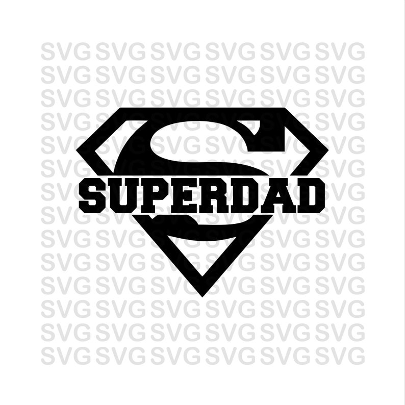 15611 Dad SVG Super dad Split Name Frame Svg Fathers Day SVG File for Cricut Silhouette frame svg Father Svg Cut File png