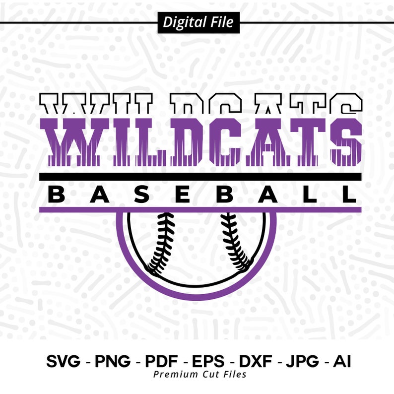 1597 Wildcats Baseball SVG PNG Baseball svg Wildcats svg Baseball Shirt svg Baseball Mom svg Wildcats Pride svg Wildcats Cheer svg Cut File