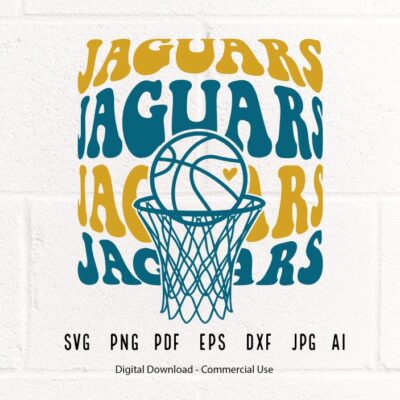 1642 Jaguars Basketball SVG PNG Jaguars Mascot svg Jaguars svg Jaguars School Team svg Jaguars Hoop svg Basketball Hoop svg School Spirit