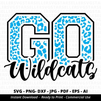 1643 Go Wildcats SVG Wildcats Cheer svg Wildcats Shirt svg Wildcats Mascot svg Wildcats Shirt svg Wildcats Pride Team Mascot School Team Cricut