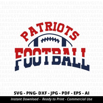 1654 Patriots Football SVG PNG Patriots svg Patriots Shirt svg Patriots Mascot svg Patriots Pride svg Patriots Cheer svg Patriots png Silhouette