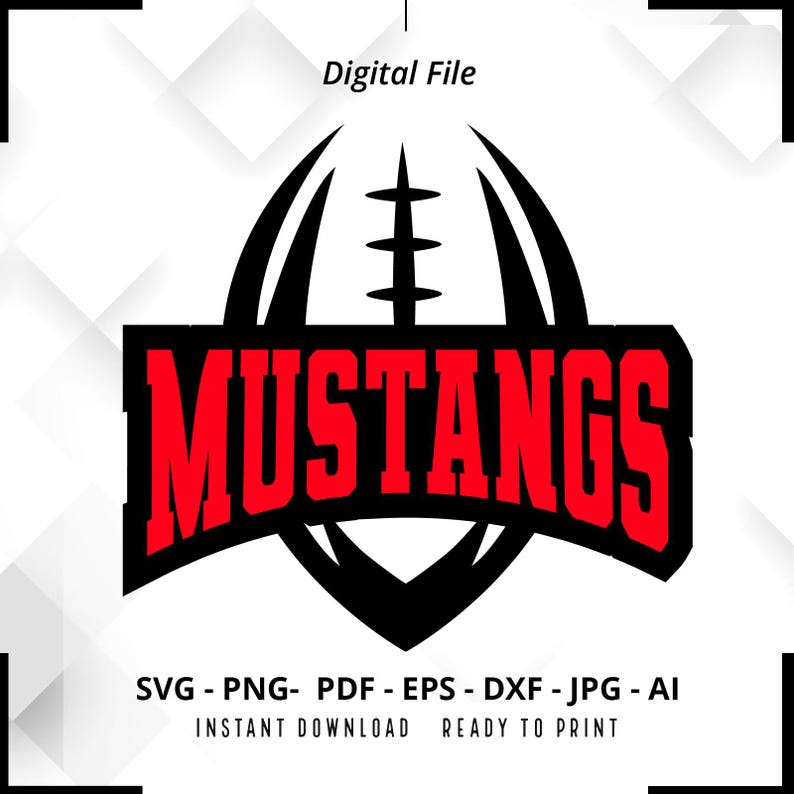 1663 Mustangs SVG PNG Mustangs Football svg Mustangs Shirt svg Mustangs Mascot svg Mustangs Pride svg Mustangs Cheer svg Cricut Cut File