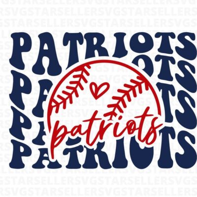 1679 Patriots Baseball SVG PNG Stacked Patriots svg Patriots svg Patriots Shirt svg Patriots Cheer svg Patriots Mom svg Cricut Digital Download