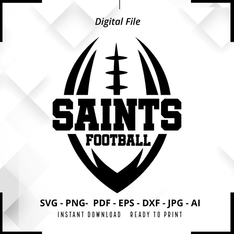 1717 Saints SVG PNG Saints Football svg Saints Mascot svg Saints Shirt svg Saints Cheer svg School Spirit svg Saints Pride svg Cut File