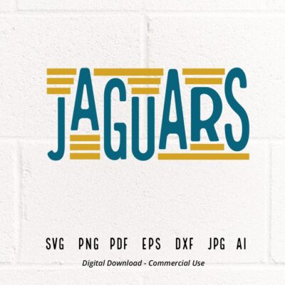 1731 Jaguars SVG PNG Jaguars Mascot svg Jaguars Cheer svg Jaguars Shirt svg Jaguars Sport School Spirit Jaguars Mom svg Jaguars Typography