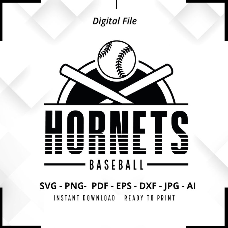 1808 Hornets Baseball SVG PNG Hornets svg Baseball svg Hornets Shirt svg Hornets Cheer svg Hornets Mom svg Baseball Shirt svg Cricut