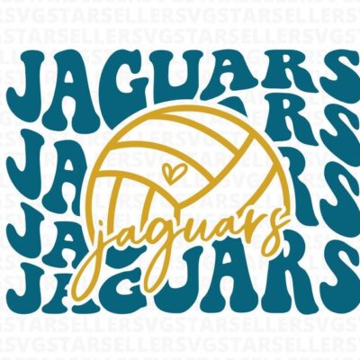 1814 Jaguars Volleyball SVG PNG Jaguars svg Stacked Jaguars svg Jaguars Mascot svg Jaguars Mom svg Jaguars Shirt svg Volleyball Mom svg Cut File