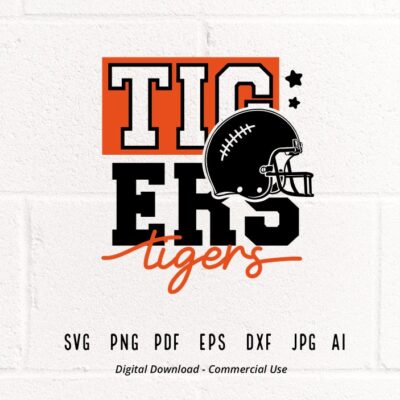 1850 Tigers SVG PNG Tigers Helmet Tigers Mascot svg Tigers Cheer svg Tigers Shirt svg Tigers Sport svg School Spirit svg Tigers Mom svg