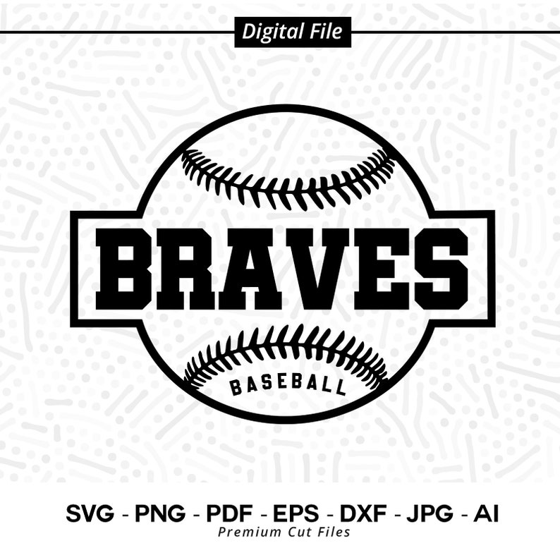 1862 Baseball SVG PNG Braves Baseball svg Brave Baseball Brave Brave Softball svg Cricut svg Digital Download Sublimation png Cut File