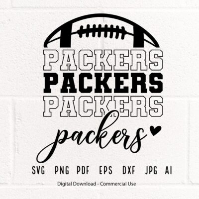 1889 Stacked Packers SVG Packers Mascot svg Packers svg Packers School Team svg Packers Cheer svg Packers Vibes svg School Spirit svg