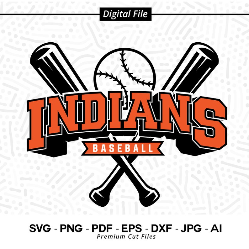 1898 Indians Baseball SVG PNG Baseball svg Indians svg Baseball Shirt svg Baseball Mom svg Indians Pride svg Indians Cheer svg Cricut