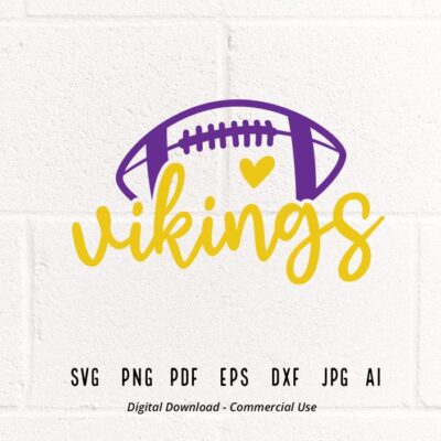 190 Vikings SVG Vikings Mascot svg Vikings Heart svg Vikings School Team svg Vikings Cheer svg Vikings Vibes svg School Spirit svg Cricut svg