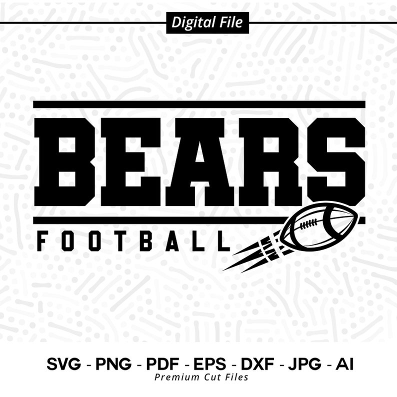 1902 Football svg Bears Football svg Bear Football svg Bear svg Sublimation png Cricut svg Cut file SVG for Shirts Football Shirt svg