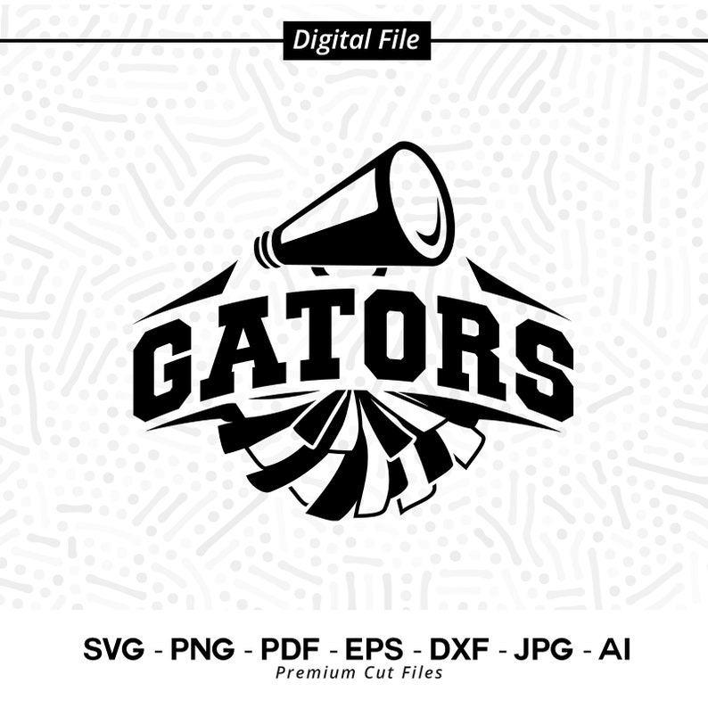 1914 Gators Cheer SVG PNG Gators Svg Gator Cheer Svg Gators Vibes Gators Shirt svg School Spirit svg Cheer Megaphone svg Gators Pom pom