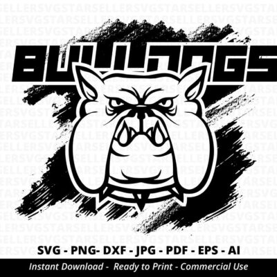 1918 Bulldog SVG PNG Bulldogs svg Bulldog Mascot svg Bulldog Shirt svg Bulldogs Cheer School Pride Mascot cut file Mascot svg School Spirit