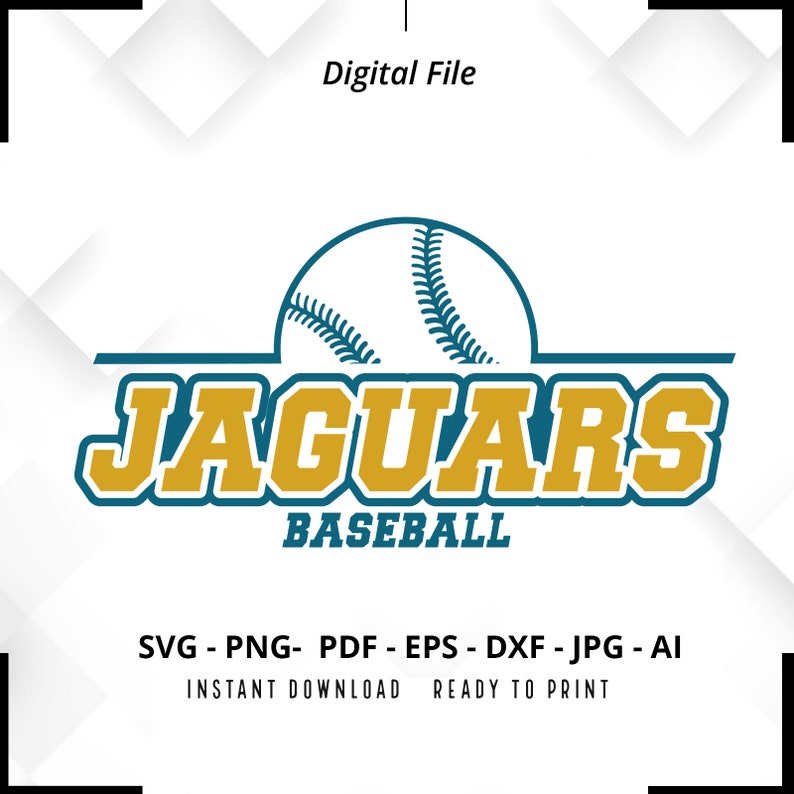 1924 Jaguars Baseball SVG PNG Jaguars svg Baseball svg Jaguars Shirt svg Jaguars Cheer svg Jaguars Mom svg Baseball Shirt svg Cricut