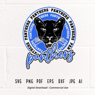 1933 Panthers SVG PNG Panthers Face svg Panthers Mascot svg Panthers Cheer Panthers Vibes School Spirit svg Panthers Sport Panthers Pride