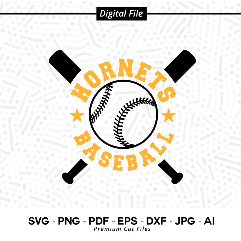 1946 Baseball SVG PNG Hornet Baseball Hornet Hornets Baseball svg Hornet Softball svg Cricut svg Digital Download Sublimation Cut File