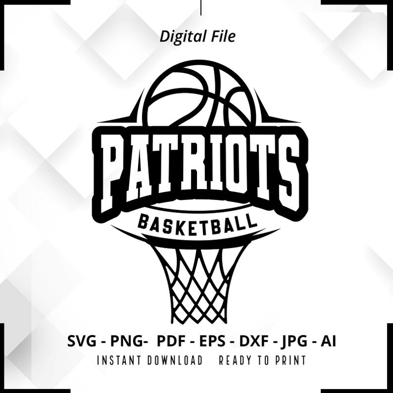 1946 Patriots Basketball SVG PNG Patriots svg Basketball Shirt svg Patriots Cheer svg Patriots png Patriots Hoop svg Patriots Pride Cricut