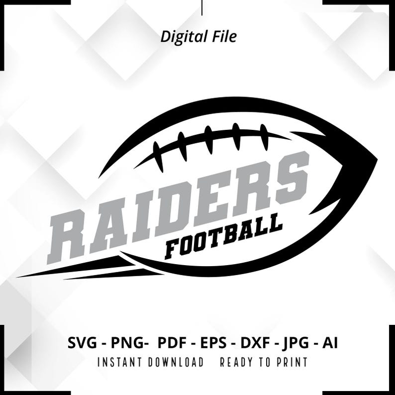 1975 Raiders Football SVG PNG Raiders svg Raiders Shirt svg Raiders png Football Shirt svg Football Mom svg Football svg Cut File Cricut