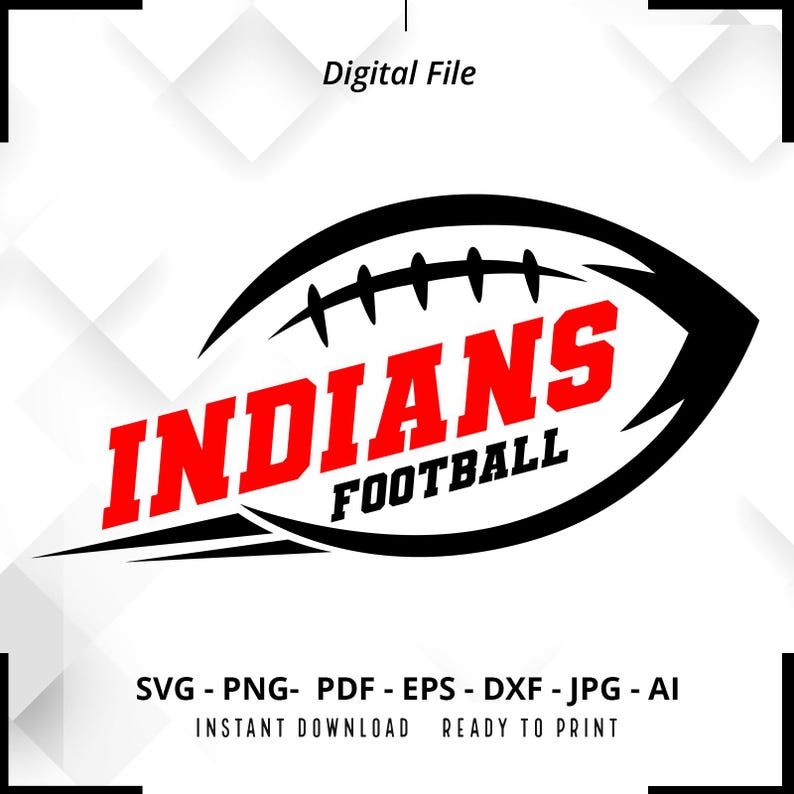 1976 Indians Football SVG PNG Indians svg Indians Mascot svg Indians Shirt svg Indians Cheer svg School Spirit svg Indians Pride svg Cricut