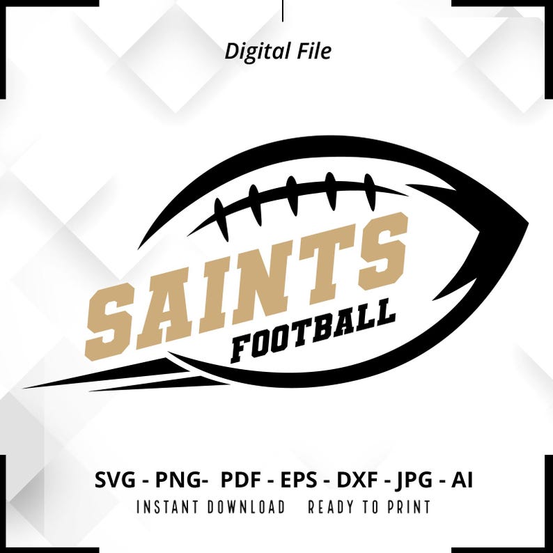 1980 Saints Football SVG PNG Saints svg Saints Mascot svg Saints Shirt svg Saints Cheer svg School Spirit svg Saints Pride svg Cut File