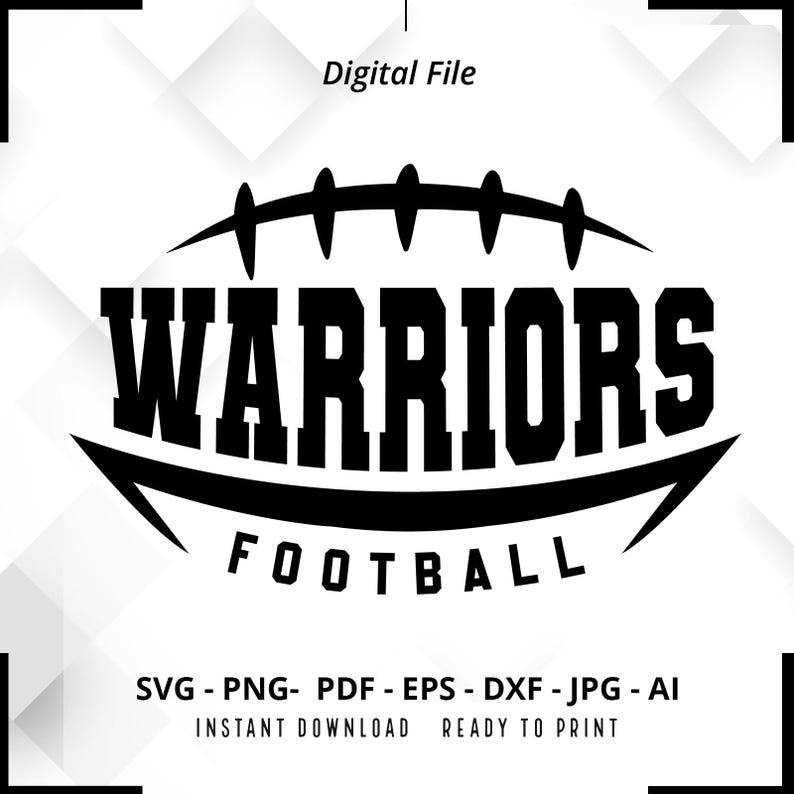 1991 Warriors Football SVG PNG Warriors svg Warriors Shirt svg Warriors Mascot svg Warriors Pride svg Warriors Cheer svg Cricut Silhouette