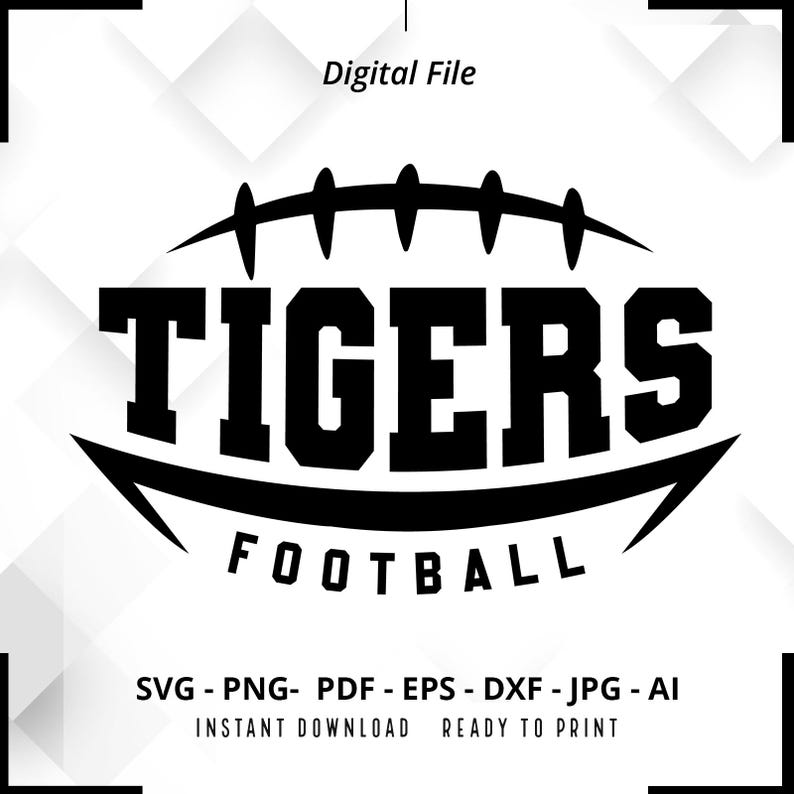 1995 Tigers Football SVG PNG Tigers svg Tigers Mascot svg Tigers Shirt svg Tigers Cheer svg School Spirit svg Tigers Pride svg Cut File