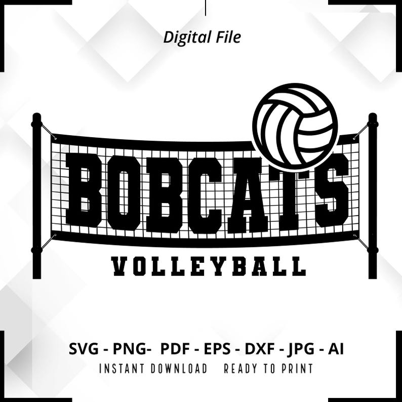 2007 Bobcats Volleyball SVG PNG Bobcats svg Bobcats Cheer svg Volleyball svg Bobcats Mom svg Bobcats Shirt svg Bobcats Pride svg Cricut