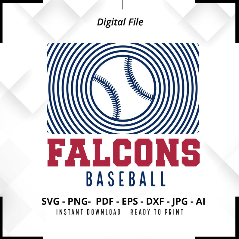 201 Falcons Baseball SVG PNG Falcons svg Baseball svg Falcons Shirt svg Falcons Cheer svg Falcons Mom svg Baseball Shirt svg Cricut