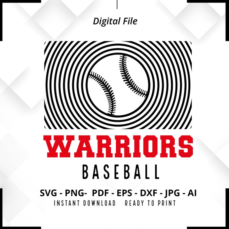 202 Warriors Baseball SVG PNG Warriors svg Baseball svg Warriors Shirt svg Warriors Cheer svg Warriors Mom svg Baseball Shirt svg Cricut