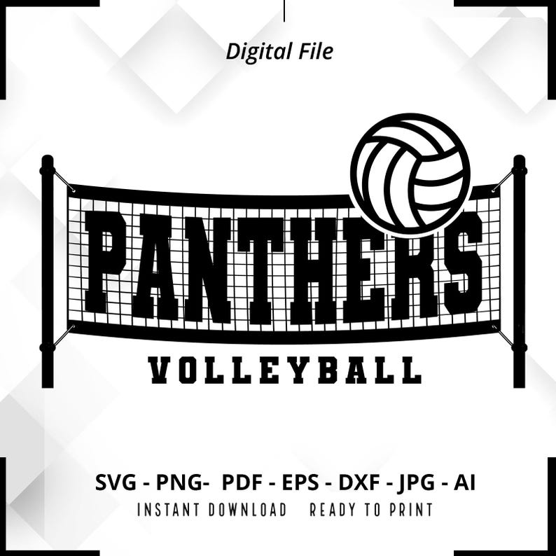 2021 Panthers Volleyball SVG PNG Panthers svg Panthers Cheer svg Volleyball svg Panthers Mom svg Panthers Shirt svg Volleyball Shirt svg