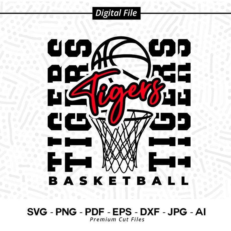 2023 Tiger SVG PNG Tiger Basketball svg Tigers Basketball svg Tiger Sublimation Tiger Love svg Tigers Cheer svg Stacked Tigers svg Cricut