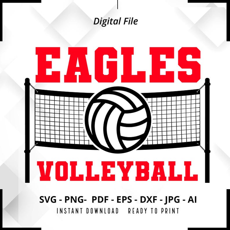 2030 Eagles Volleyball SVG PNG Eagles svg Eagles Cheer svg Volleyball svg Eagles Mom Eagles Shirt Volleyball Mom svg Volleyball Shirt svg