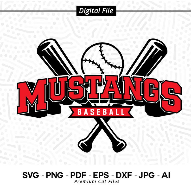 2032 Mustangs Baseball SVG PNG Baseball svg Mustangs svg Baseball Shirt svg Baseball Mom svg Mustangs Pride svg Mustangs Cheer svg Cricut