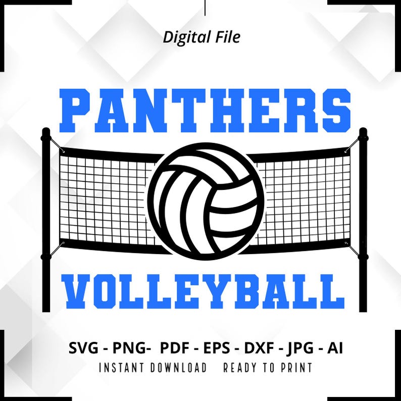 2039 Panthers Volleyball SVG PNG Panthers svg Panthers Cheer svg Volleyball svg Panthers Mom svg Panthers Shirt svg Volleyball Shirt svg