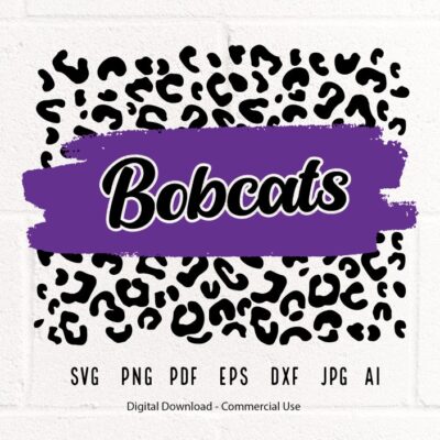 2088 Leopard Bobcats SVG Bobcats Mascot svg Bobcats svg Bobcats School Team svg Bobcats Cheer svg Bobcats Vibes svg Bobcats png School Spirit