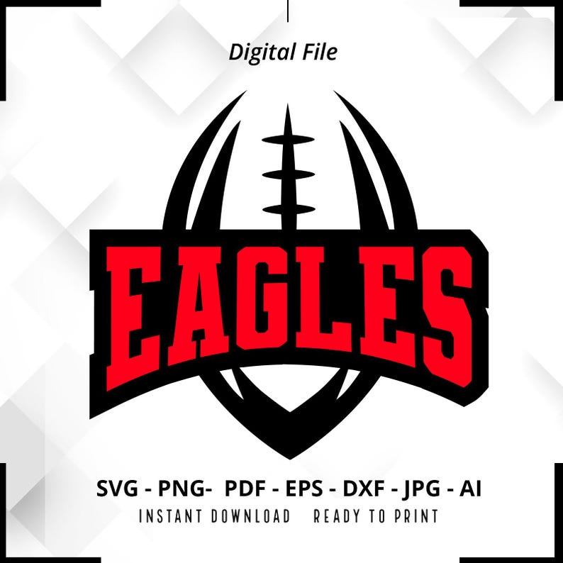 2094 Eagles SVG PNG Eagles Football svg Eagles Shirt svg Eagles png Football Shirt svg Football Mom svg Football svg Cut File Cricut