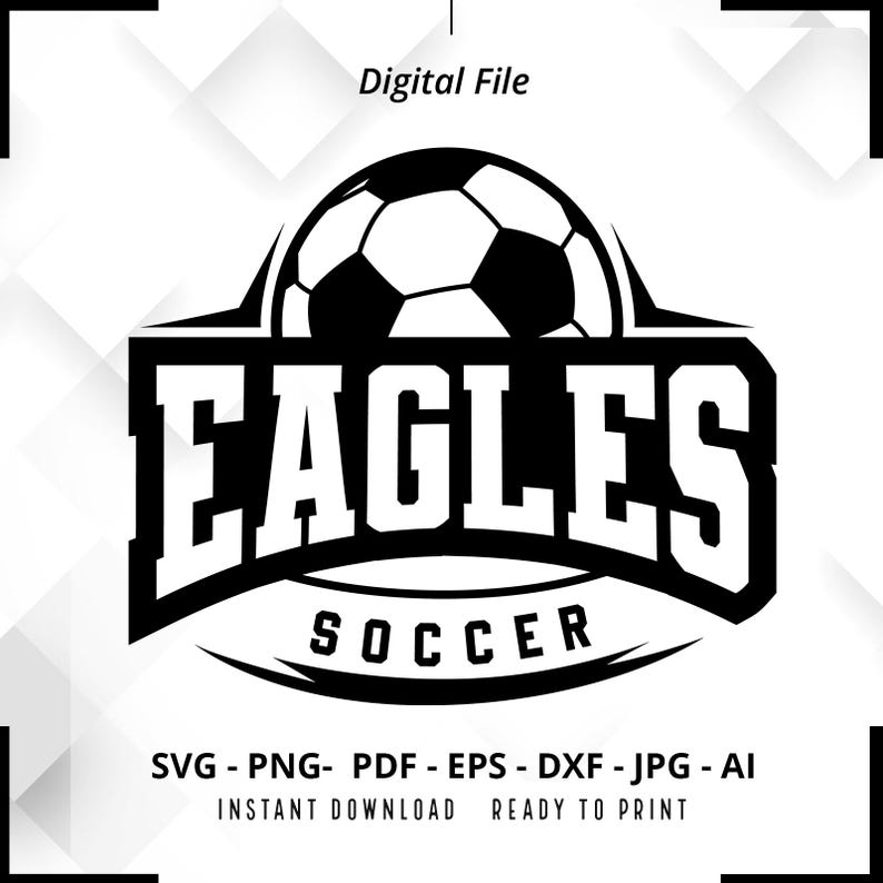 2098 Eagles Soccer SVG PNG Eagles svg Soccer Shirt svg Eagles Cheer svg Eagles png Eagles Mom svg Eagles Shirt svg Cricut Cut file