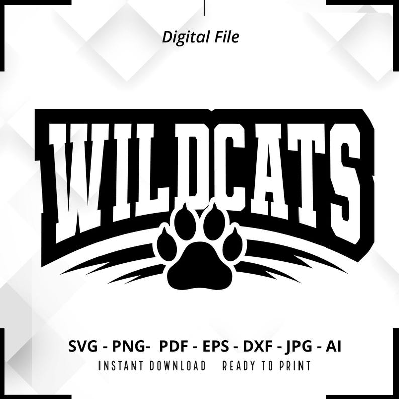 21 Wildcats SVG PNG Wildcats Paw svg Wildcats Mascot svg Wildcats Cheer svg Retro Wildcats svg Wildcats Sport svg Wildcats Shirt svg